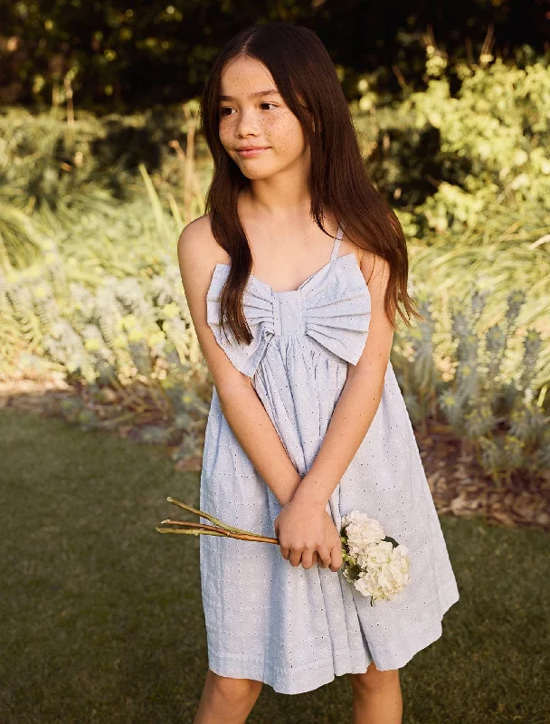 Adeline Bow Girls Dress