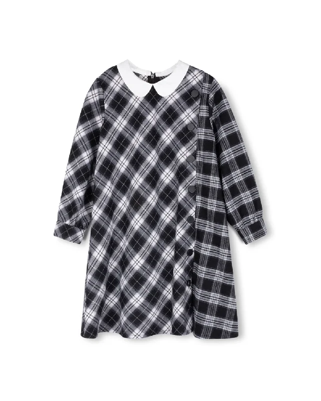 Alister - Two Tone Plaid Dress