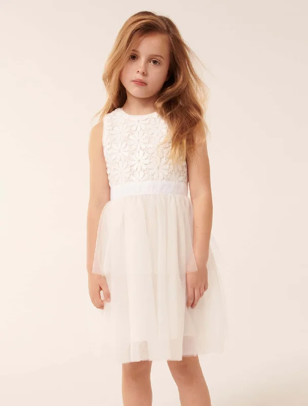 Eloise Layered Tulle Girls Dress