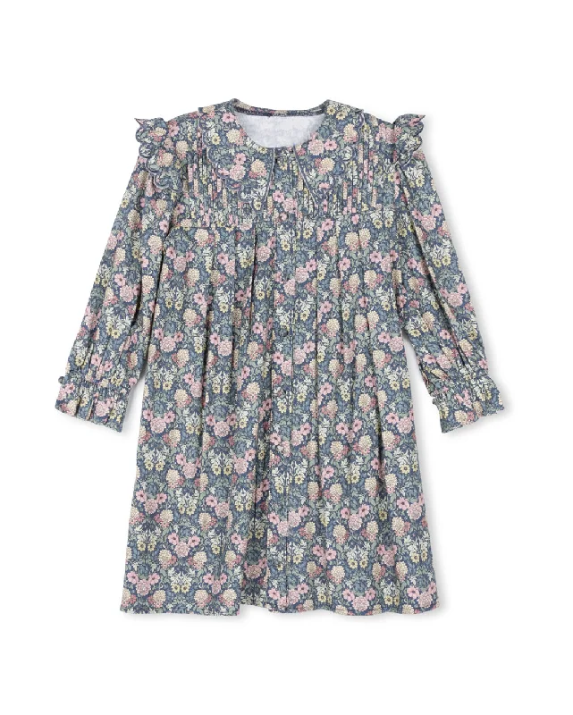 Fawn - Pleated Detail Floral Dress