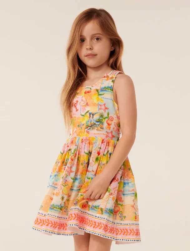 Piper Cross Back Girls Dress