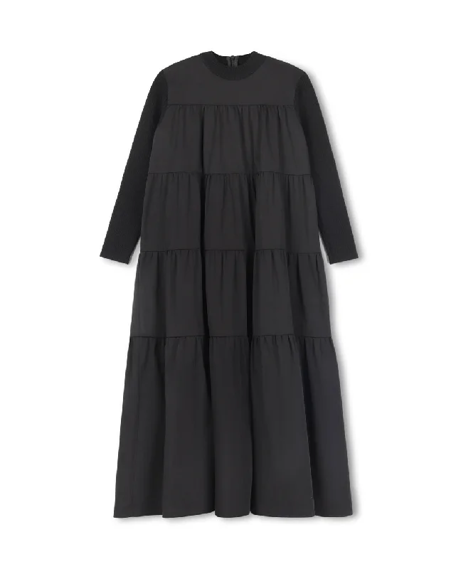 Poplin Tiered Robe