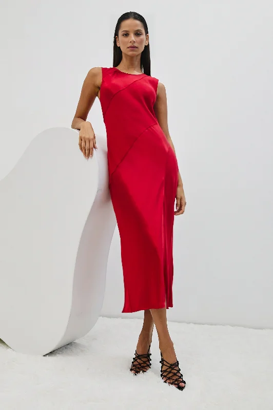 SANYA DRESS - SCARLET