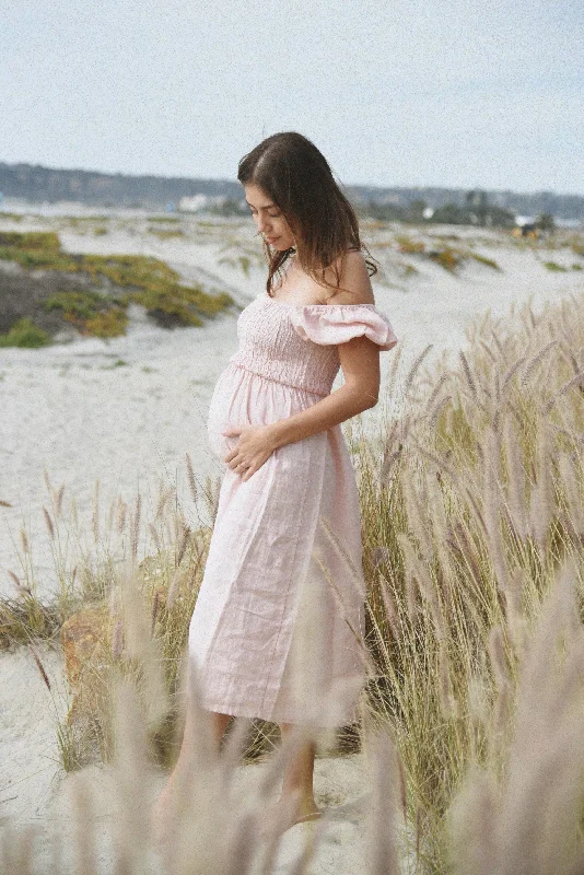 The Menorca Dress // Blush