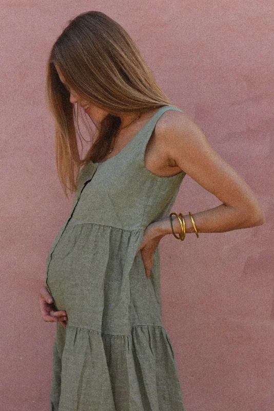 The Willow Dress // Sage