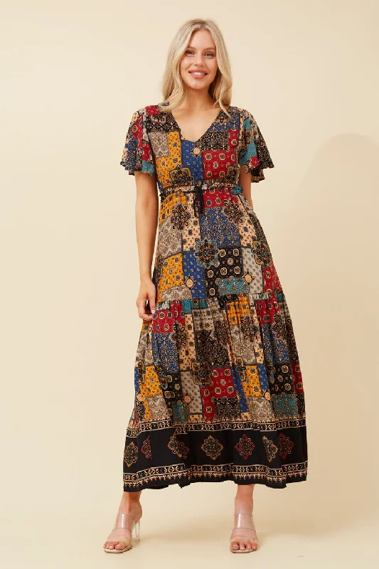 ADALEE BOHO MAXI DRESS