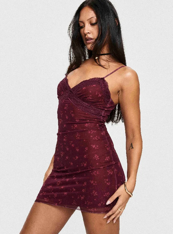 Bartram Mini Dress Red