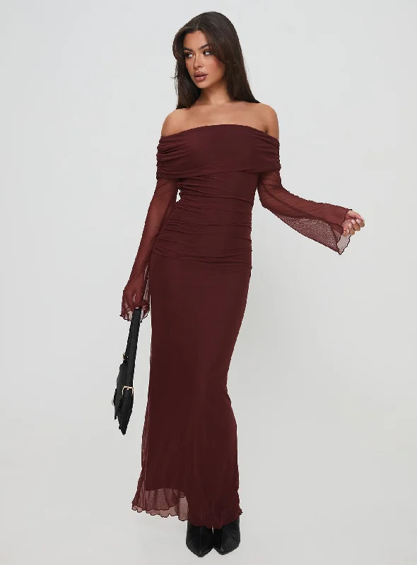 Consideration Maxi Dress Chocolate