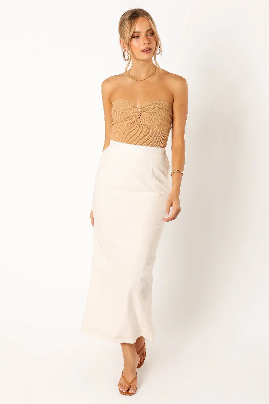 Genevieve Skirt - White