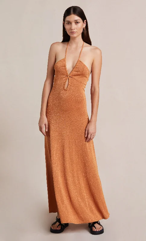 Indya Knit Maxi Dress - Desert Sun