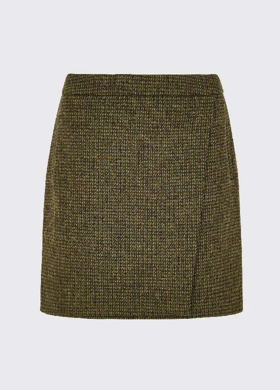 Buckthorn Tweed Skirt - Heath