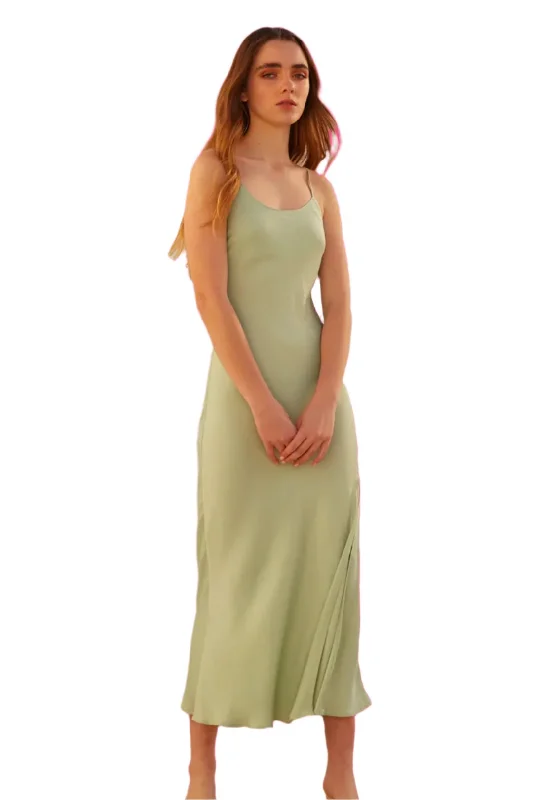 Lennon Midi Dress - Sage Green