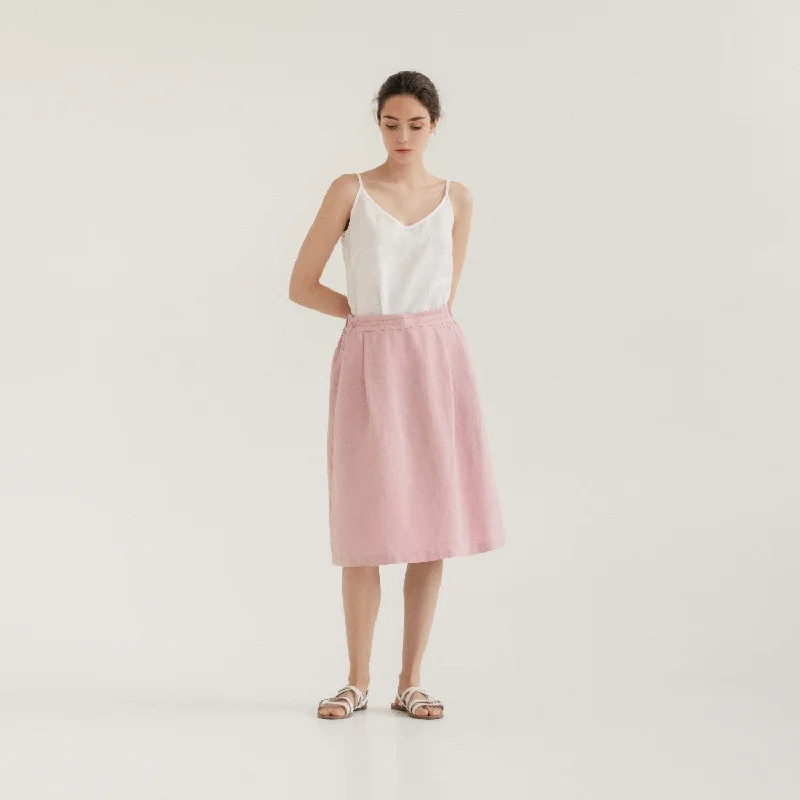 LIMITED EDITION Zephyr Linen Twill Tulip Skirt