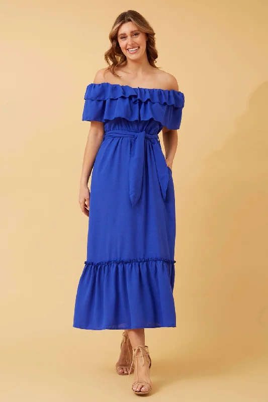 MAXINE OFF SHOULDER MAXI DRESS