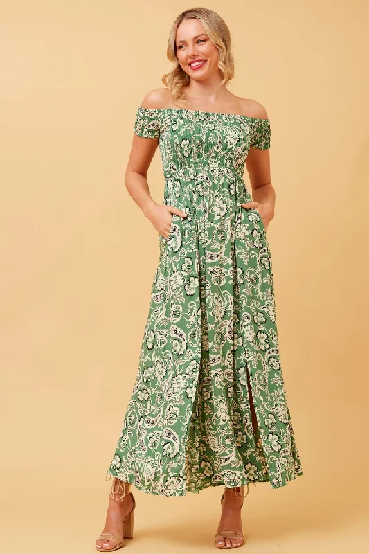 ROBIN FLORAL BOHO MAXI DRESS