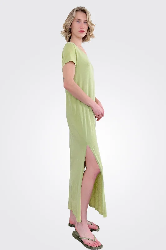 Shirt Maxi Dress - Olive