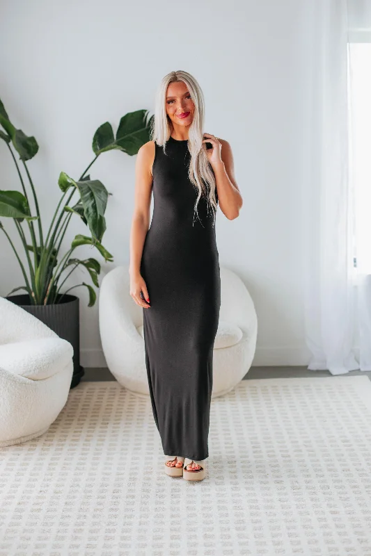 Tanya Maxi Dress - Black