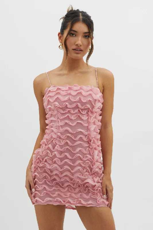 Tizzy Embellished Mini Dress Pink