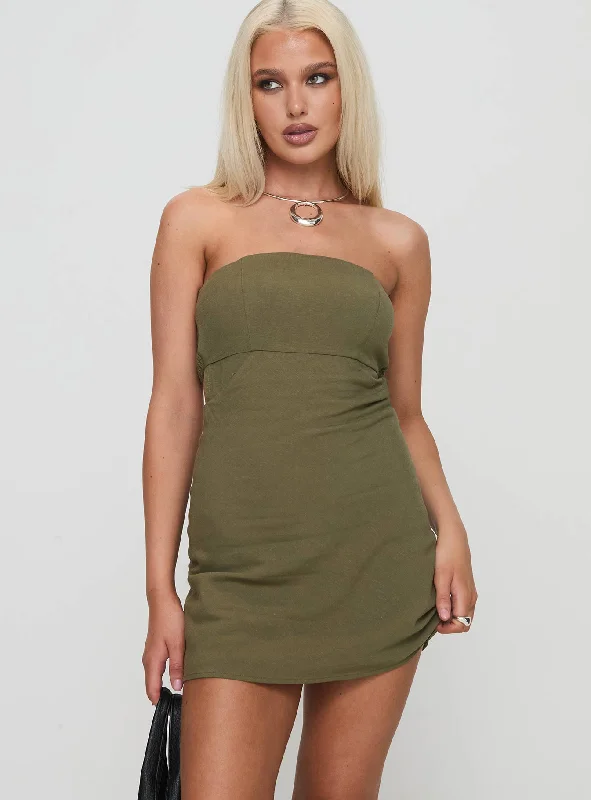 Yahir Mini Dress Sage